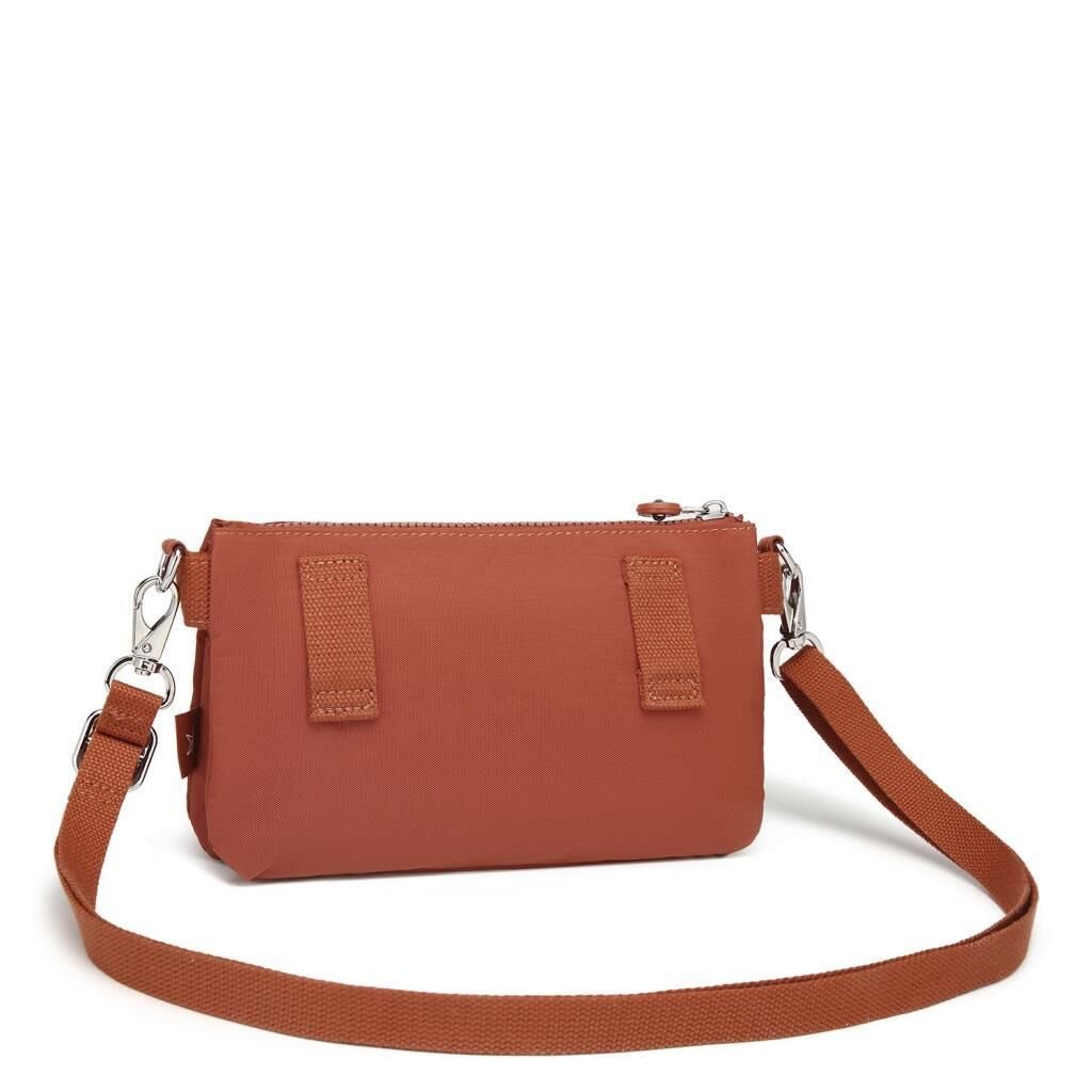 Minik Boy Krinkıl Kumaş Kadın Postacı Çantası Smart Bags 1191 Kiremit