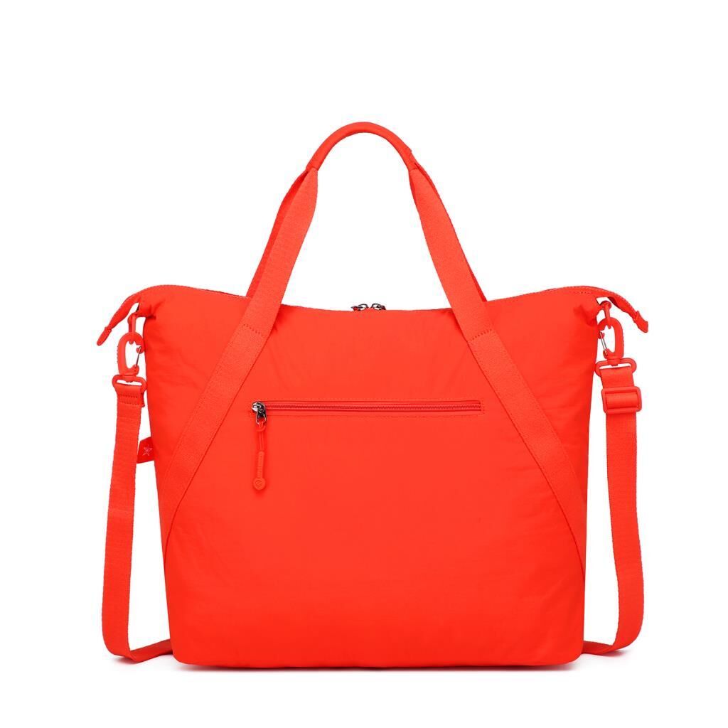 Smart Bags Mikro Poly Kumaş Büyük Boy Kadın Omuz Çantası 3335 Orange