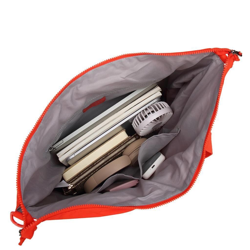 Smart Bags Mikro Poly Kumaş Büyük Boy Kadın Omuz Çantası 3335 Orange