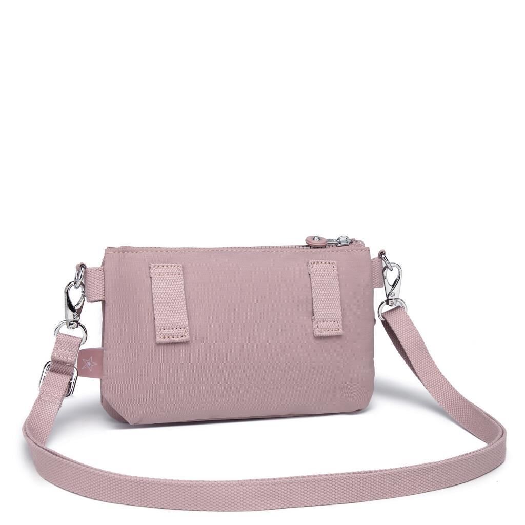 Minik Boy Krinkıl Kumaş Kadın Postacı Çantası Smart Bags 1191 Ten