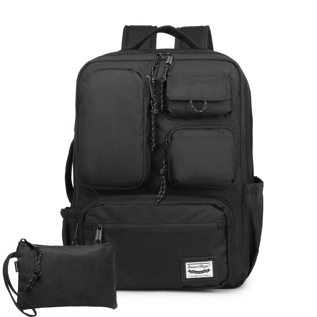 Smart Bags Sırt Çantası Okul Boyu Kalem Kutusu Hediyeli 3210 01 Siyah
