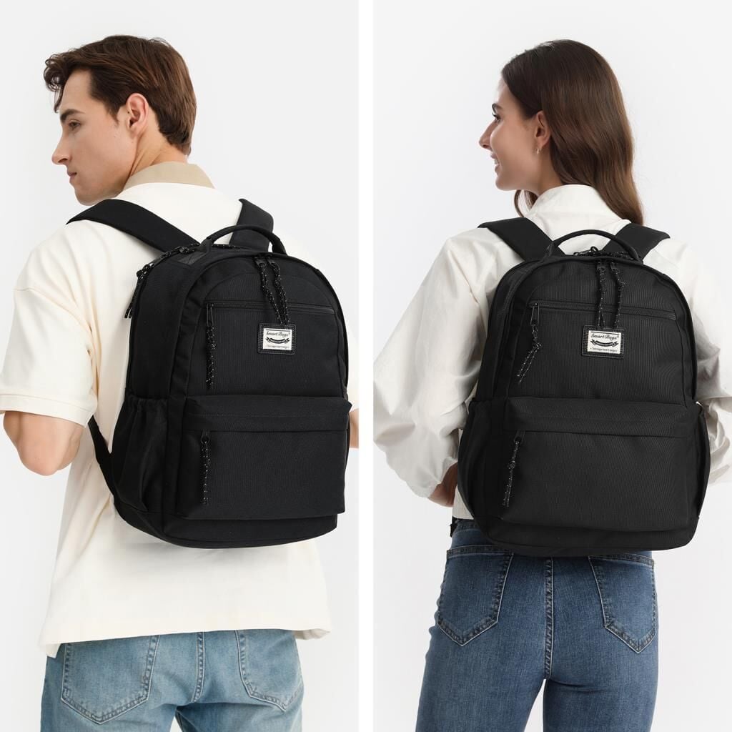 Smart Bags Sırt Çantası Okul Boyu Laptop Gözlü 3198 Hardal