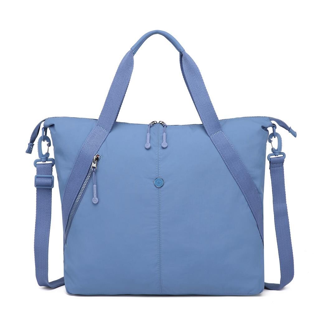 Smart Bags Mikro Poly Kumaş Büyük Boy Kadın Omuz Çantası 3335 J.Mavi