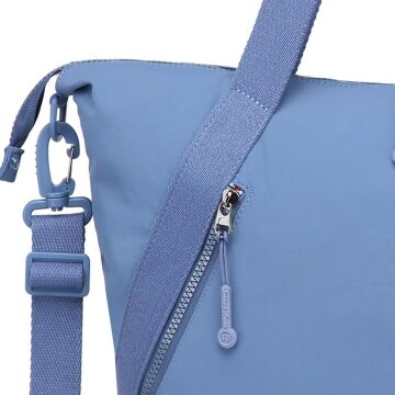 Smart Bags Mikro Poly Kumaş Büyük Boy Kadın Omuz Çantası 3335 J.Mavi