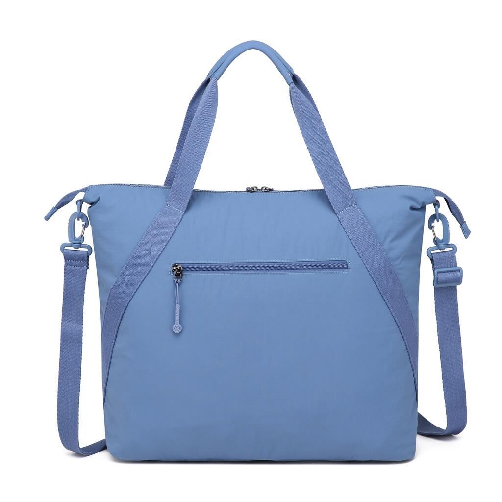 Smart Bags Mikro Poly Kumaş Büyük Boy Kadın Omuz Çantası 3335 J.Mavi