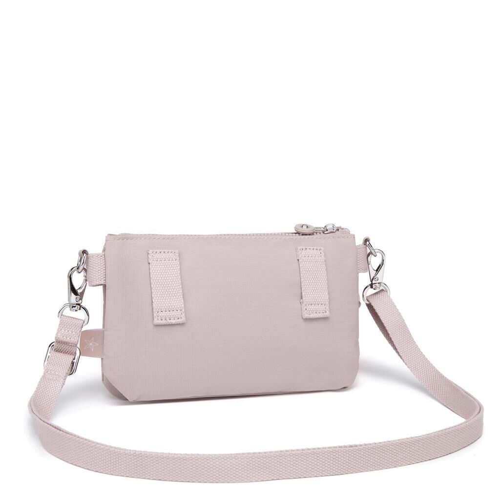 Minik Boy Krinkıl Kumaş Kadın Postacı Çantası Smart Bags 1191 Kum