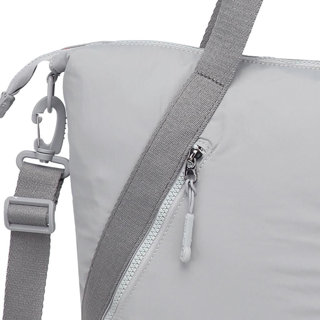 Smart Bags Mikro Poly Kumaş Büyük Boy Kadın Omuz Çantası 3335 Gri