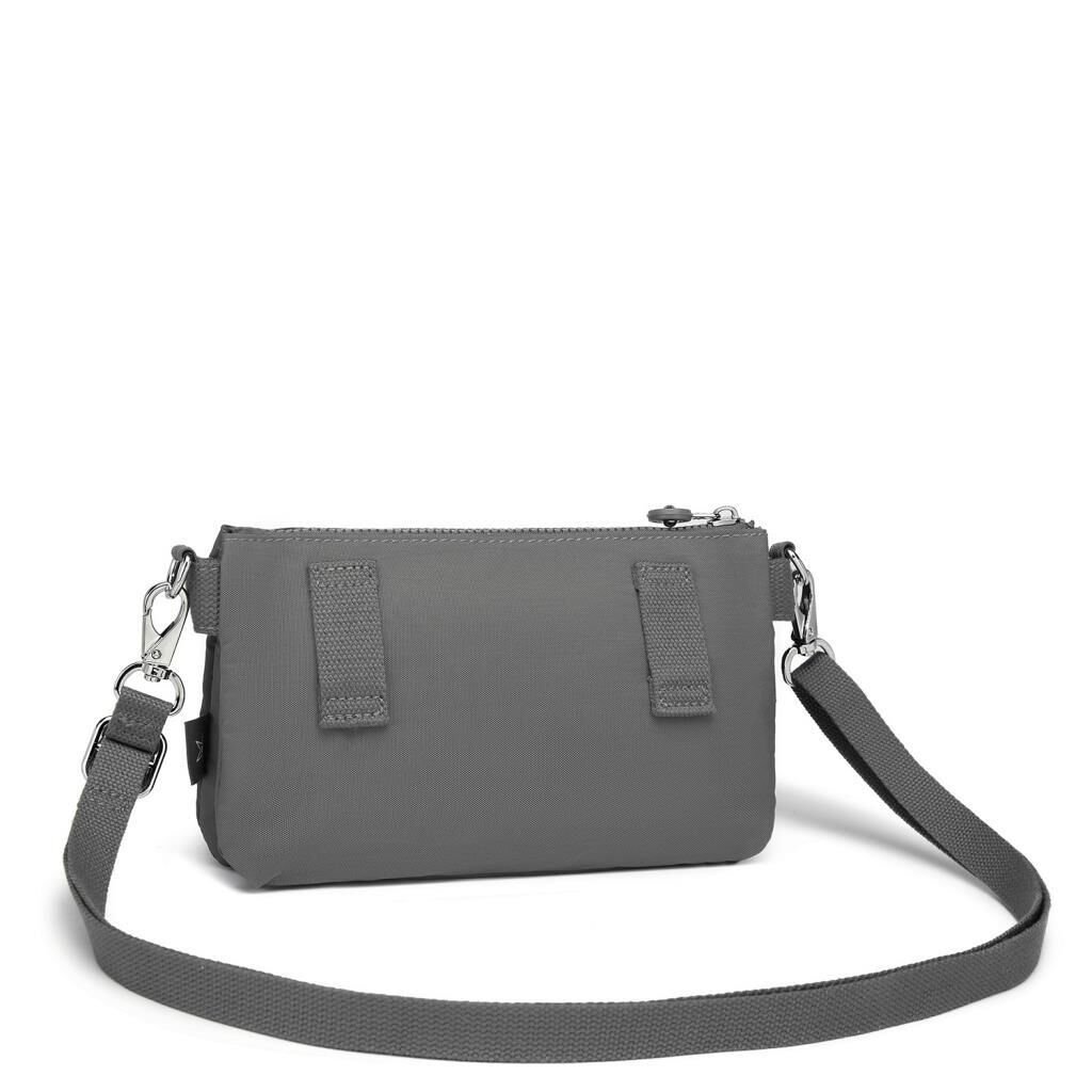 Minik Boy Krinkıl Kumaş Kadın Postacı Çantası Smart Bags 1191 Koyu Gri