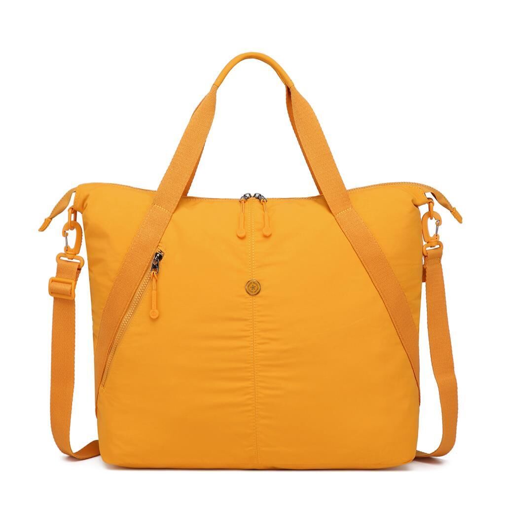 Smart Bags Mikro Poly Kumaş Büyük Boy Kadın Omuz Çantası 3335 Hardal