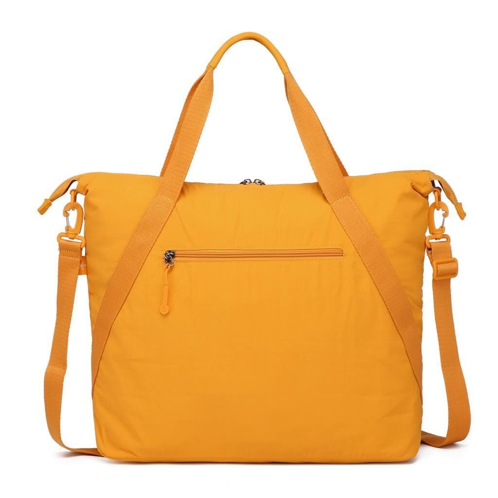 Smart Bags Mikro Poly Kumaş Büyük Boy Kadın Omuz Çantası 3335 Hardal