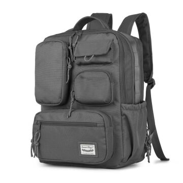 Smart Bags Sırt Çantası Okul Boyu Kalem Kutusu Hediyeli 3210 Koyu Gri