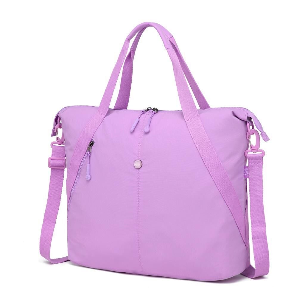 Smart Bags Mikro Poly Kumaş Büyük Boy Kadın Omuz Çantası 3335 Lila