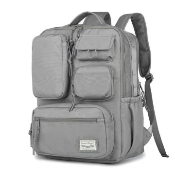 Smart Bags Sırt Çantası Okul Boyu Kalem Kutusu Hediyeli 3210 Vizon