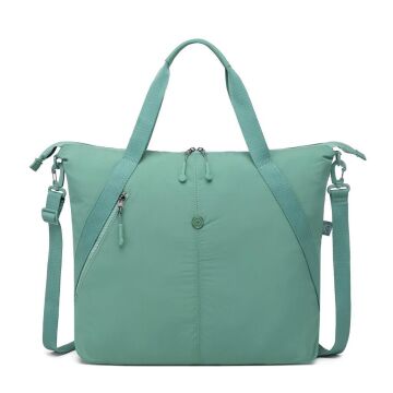 Smart Bags Mikro Poly Kumaş Büyük Boy Kadın Omuz Çantası 3335 Mint