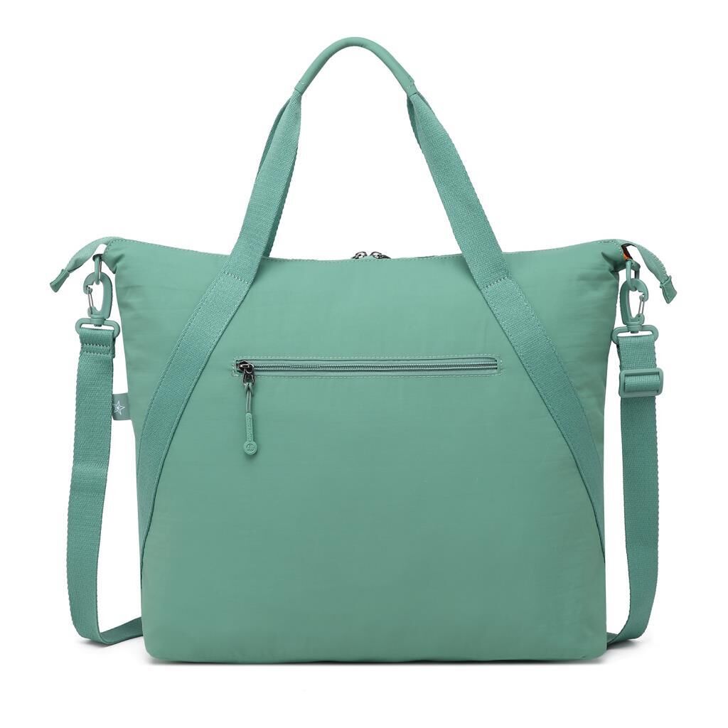 Smart Bags Mikro Poly Kumaş Büyük Boy Kadın Omuz Çantası 3335 Mint