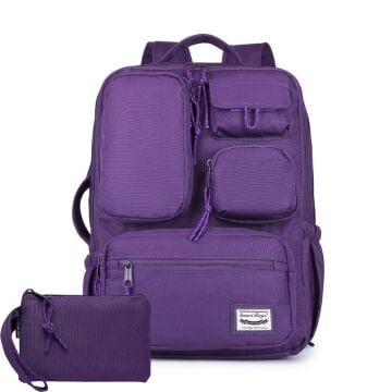 Smart Bags Sırt Çantası Okul Boyu Kalem Kutusu Hediyeli 3210 Mor