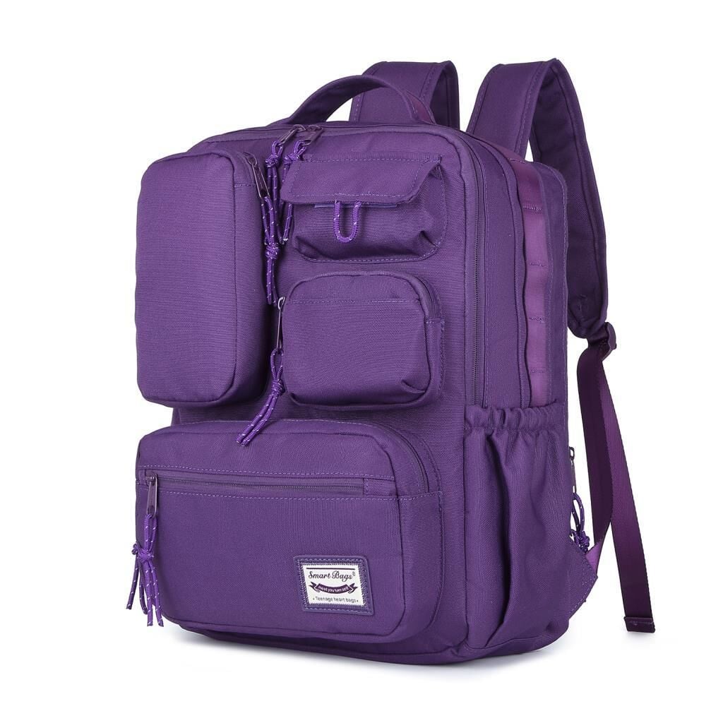 Smart Bags Sırt Çantası Okul Boyu Kalem Kutusu Hediyeli 3210 Mor