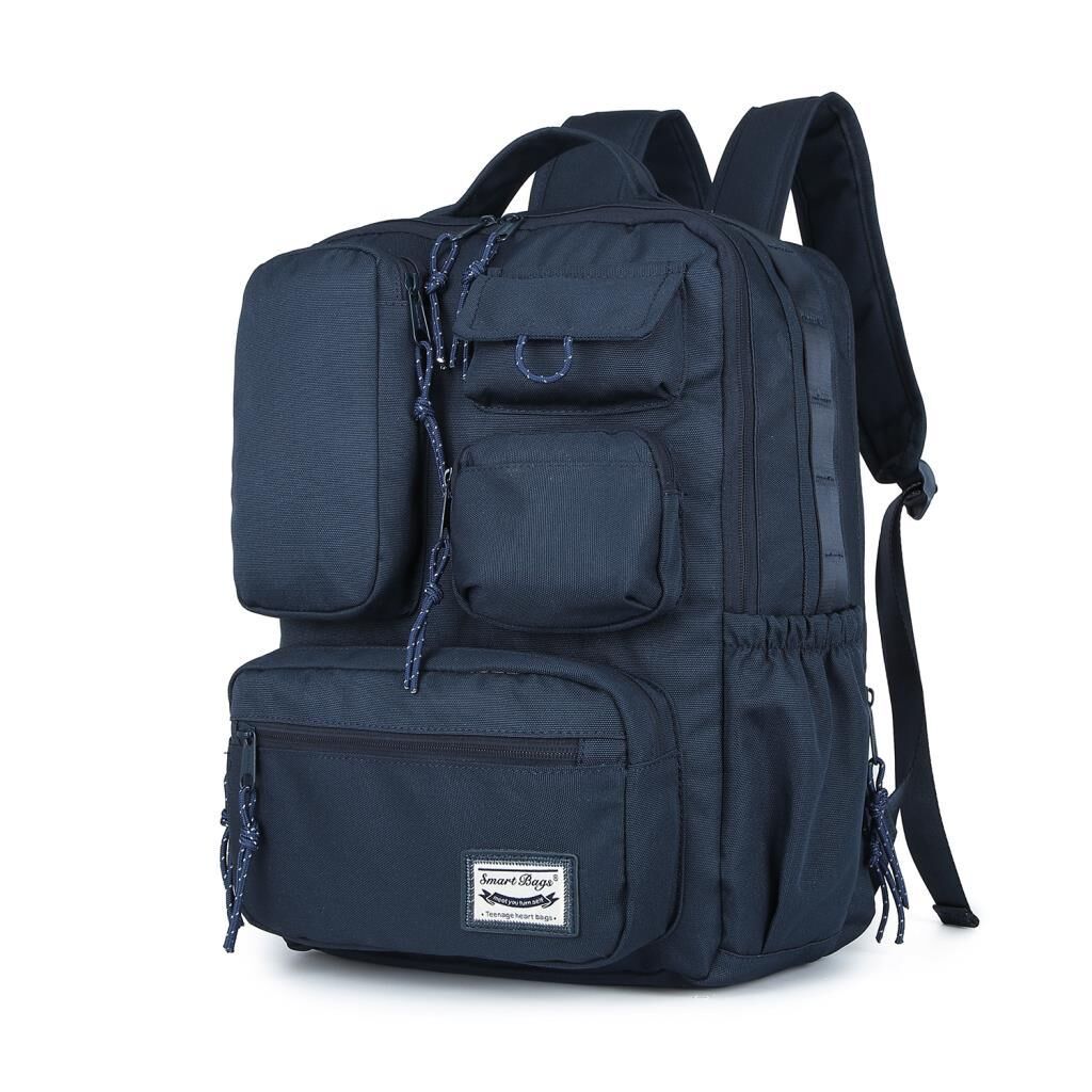 Smart Bags Sırt Çantası Okul Boyu Kalem Kutusu Hediyeli 3210 Lacivert