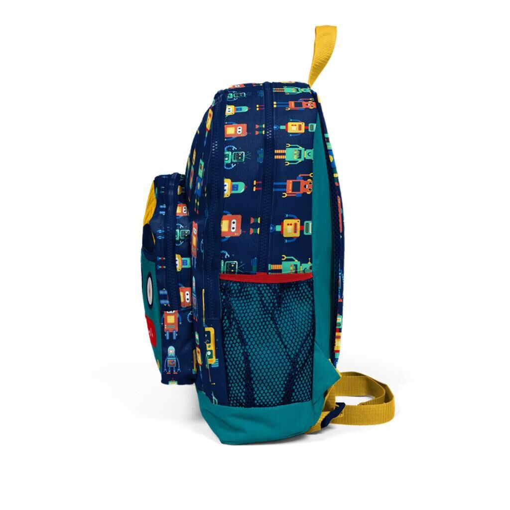 Coral High Robot Desenli Büyük Boy Okul Sırt Çantası 23472