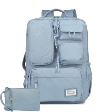 Smart Bags Sırt Çantası Okul Boyu Kalem Kutusu Hediyeli 3210 Buz Mavi