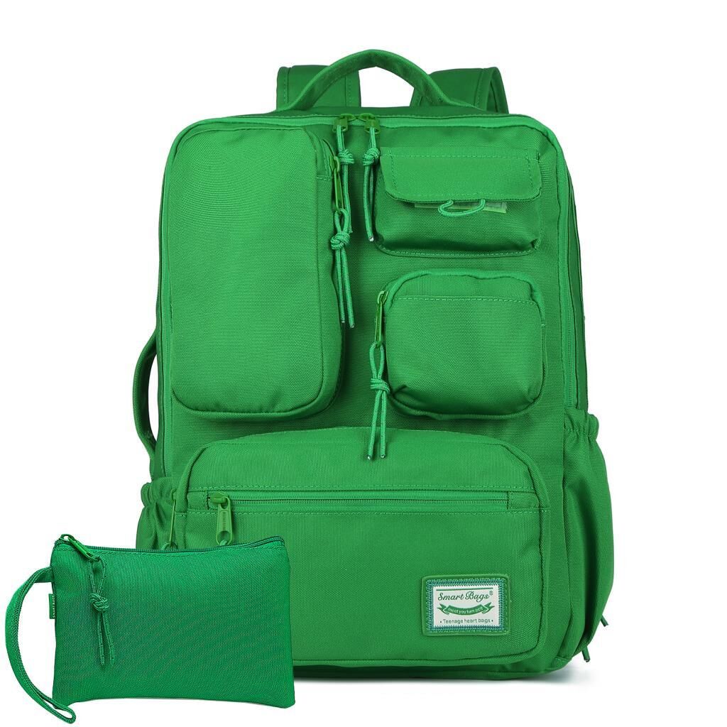 Smart Bags Sırt Çantası Okul Boyu Kalem Kutusu Hediyeli 3210 Yeşil