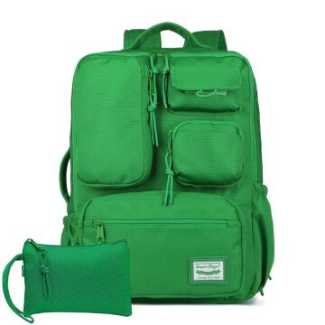 Smart Bags Sırt Çantası Okul Boyu Kalem Kutusu Hediyeli 3210 Yeşil