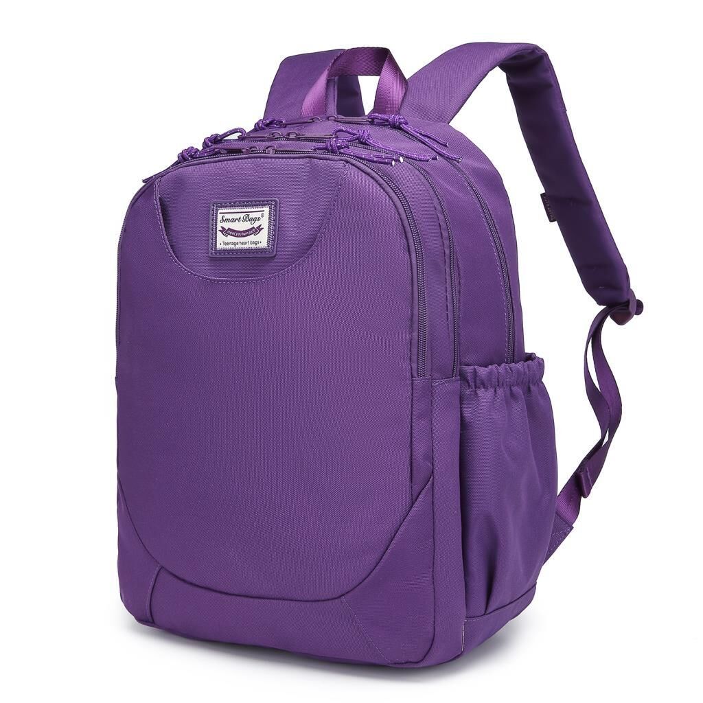 Smart Bags Sırt Çantası Okul Boyu Laptop Gözlü 3199 Mor