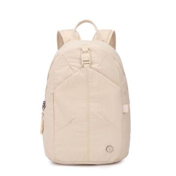 Smart Bags Mikro Poly Kumaş Kadın Sırt Çantası 3336 Bej