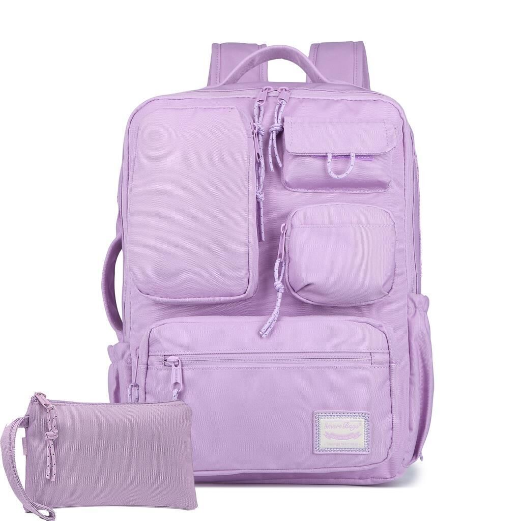 Smart Bags Sırt Çantası Okul Boyu Kalem Kutusu Hediyeli 3210 Lila