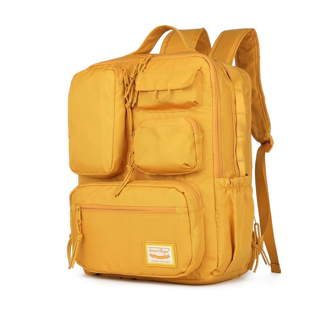 Smart Bags Sırt Çantası Okul Boyu Kalem Kutusu Hediyeli 3210 Hardal