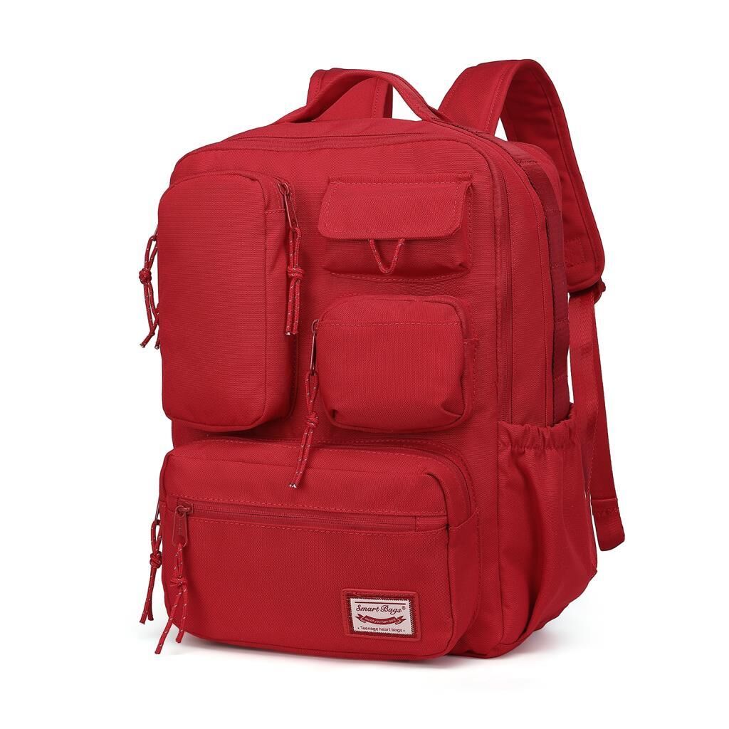 Smart Bags Sırt Çantası Okul Boyu Kalem Kutusu Hediyeli 3210 Vişne