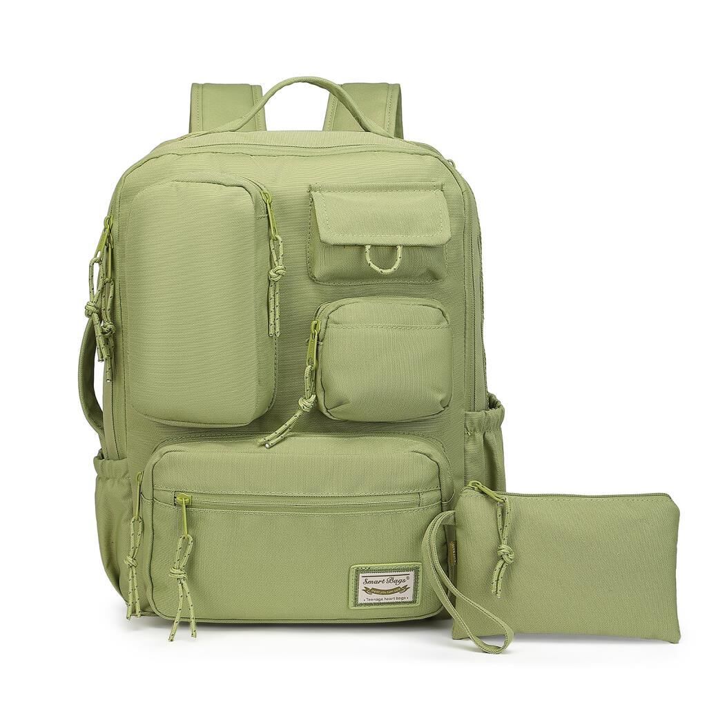Smart Bags Sırt Çantası Okul Boyu Kalem Kutusu Hediyeli 3210 New Yeşil