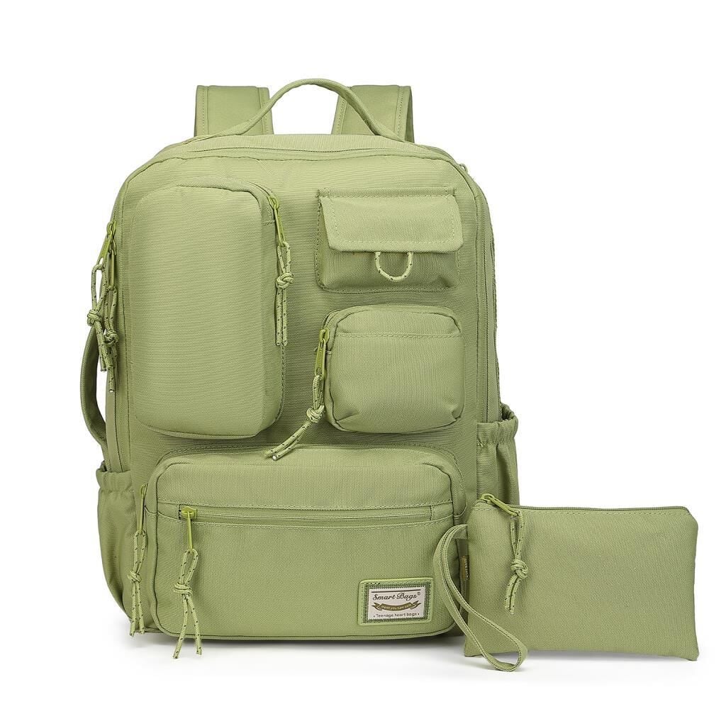 Smart Bags Sırt Çantası Okul Boyu Kalem Kutusu Hediyeli 3210 New Yeşil