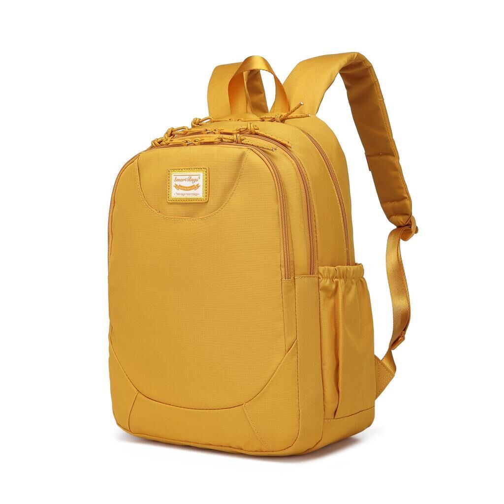 Smart Bags Sırt Çantası Okul Boyu Laptop Gözlü 3199 Hardal