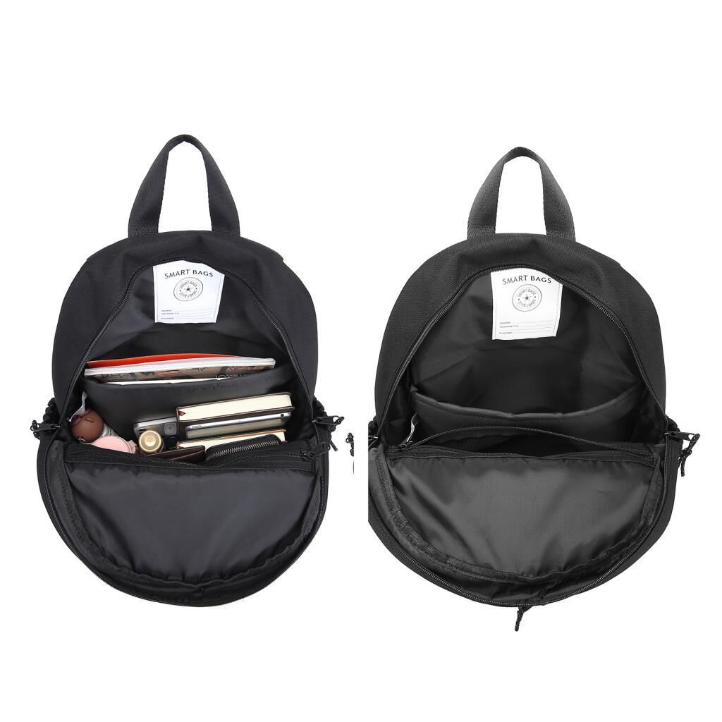 Smart Bags Sırt Çantası Okul Boyu Laptop Gözlü 3199 Hardal