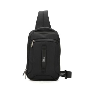 Baggaj Tek Askılı Çapraz Bodybag Sırt Çantası Siyah