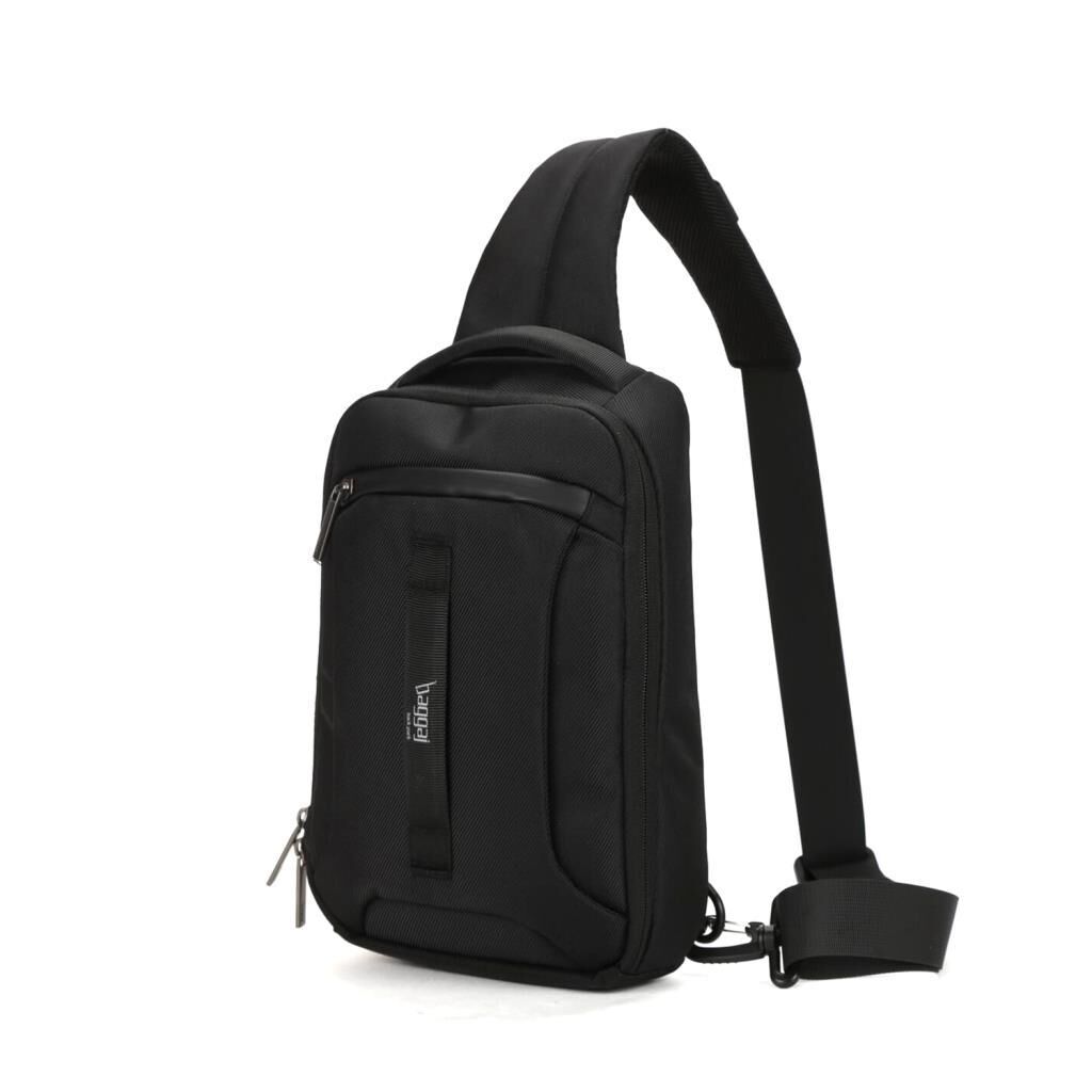 Baggaj Tek Askılı Çapraz Bodybag Sırt Çantası Siyah