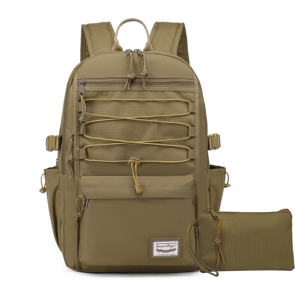 Smart Bags Sırt Çantası Okul Boyu Kalem Kutusu Hediyeli 3156 Camel