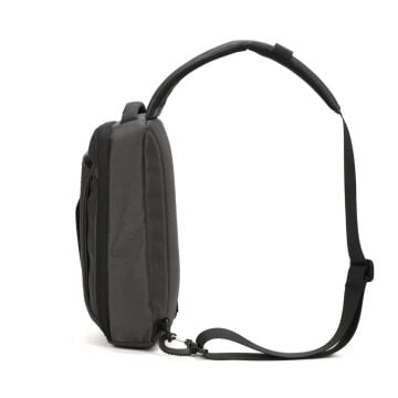 Baggaj Tek Askılı Çapraz Bodybag Sırt Çantası Gri