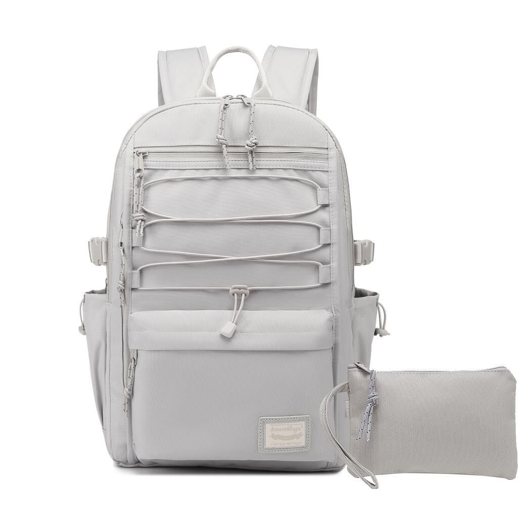 Smart Bags Sırt Çantası Okul Boyu Kalem Kutusu Hediyeli 3156 A.Gri