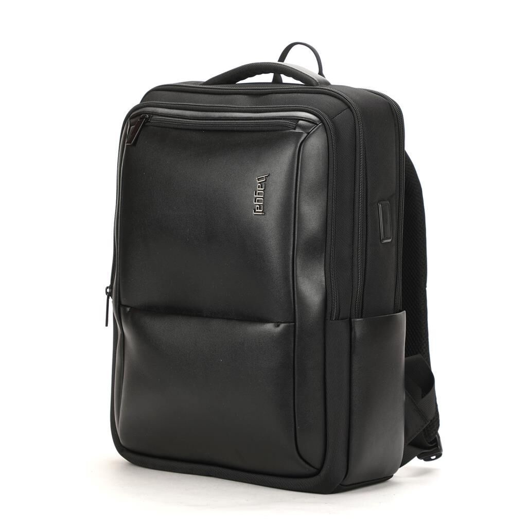 Laptop Bölmeli İnce Tasarım Sırt Çantası Baggaj S24111 Siyah