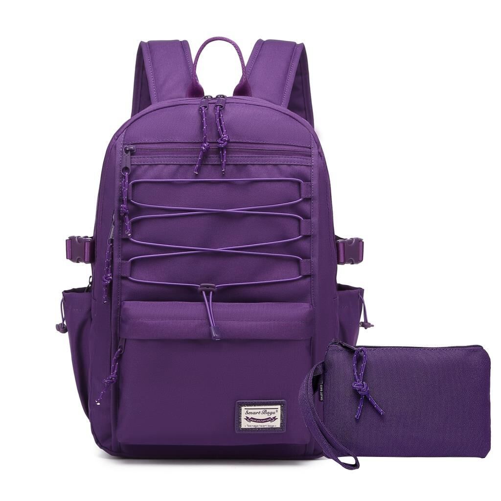 Smart Bags Sırt Çantası Okul Boyu Kalem Kutusu Hediyeli 3156 Mor