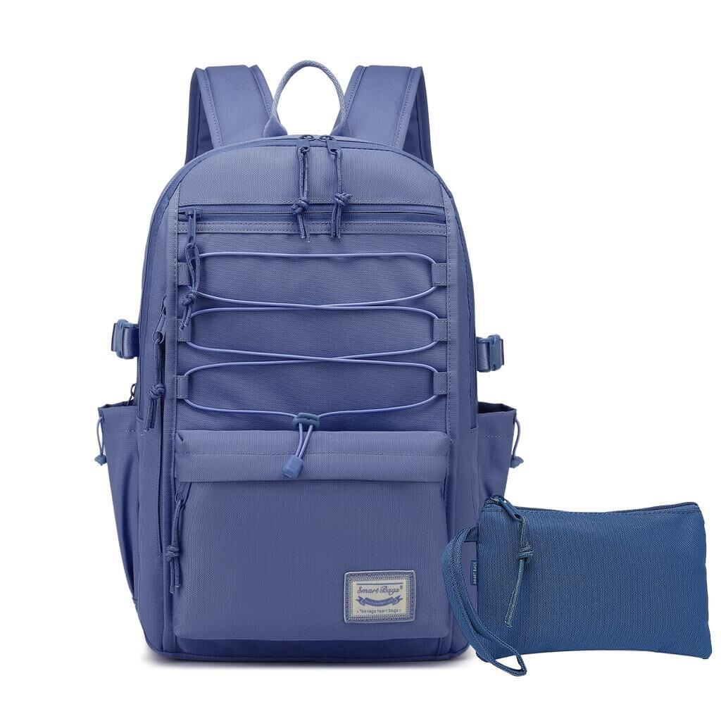 Smart Bags Sırt Çantası Okul Boyu Kalem Kutusu Hediyeli 3156 J.Mavi