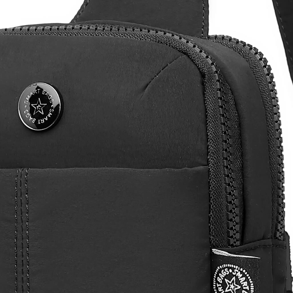 Smart Bags Mikro Poly Kumaş Kadın Bodybag Postacı Çantası 3337 Siyah