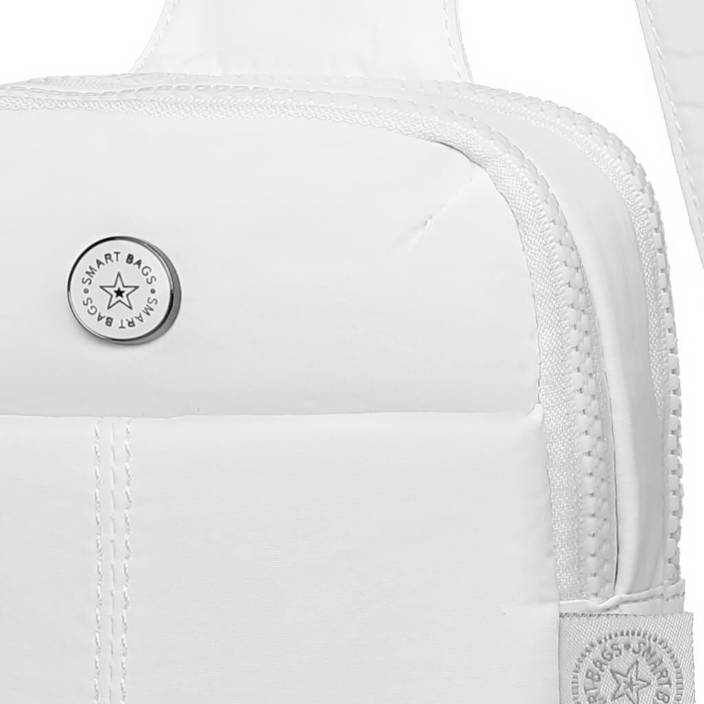 Smart Bags Mikro Poly Kumaş Kadın Bodybag Postacı Çantası 3337 Beyaz