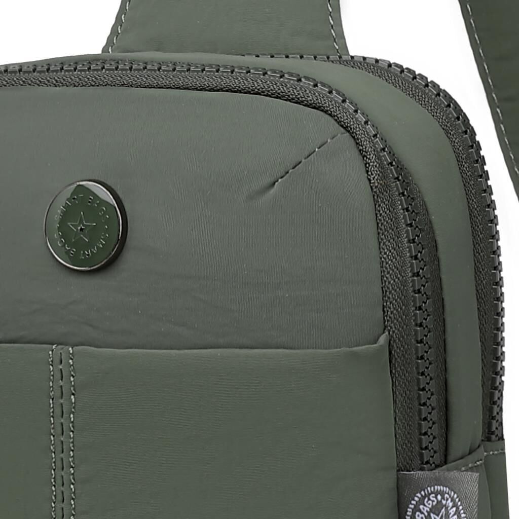 Smart Bags Mikro Poly Kumaş Kadın Bodybag Postacı Çantası 3337 Haki