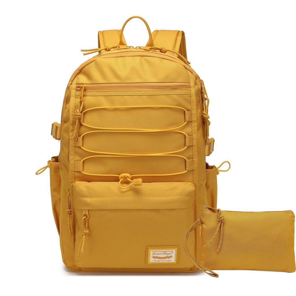 Smart Bags Sırt Çantası Okul Boyu Kalem Kutusu Hediyeli 3156 Hardal