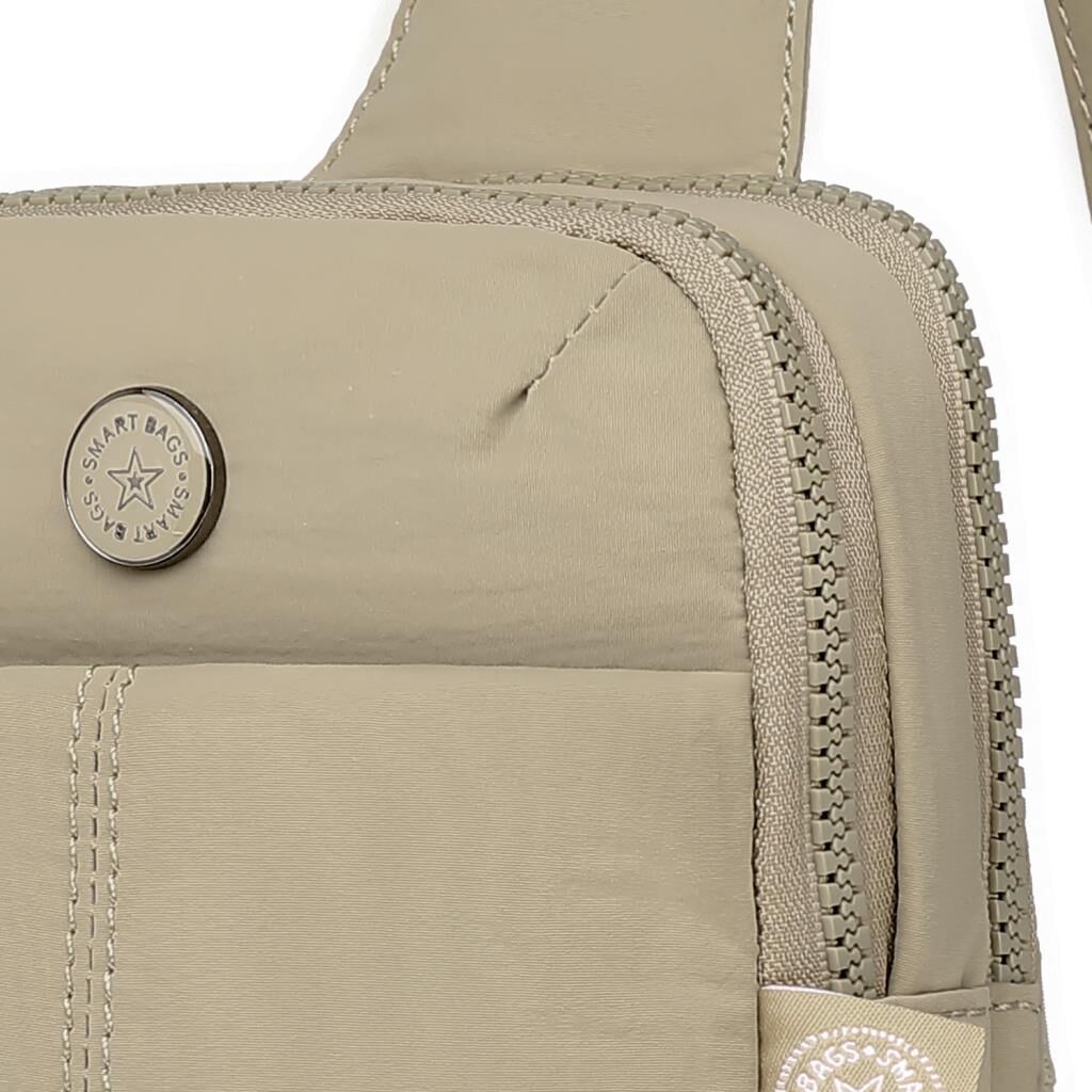 Smart Bags Mikro Poly Kumaş Kadın Bodybag Postacı Çantası 3337 Vizon