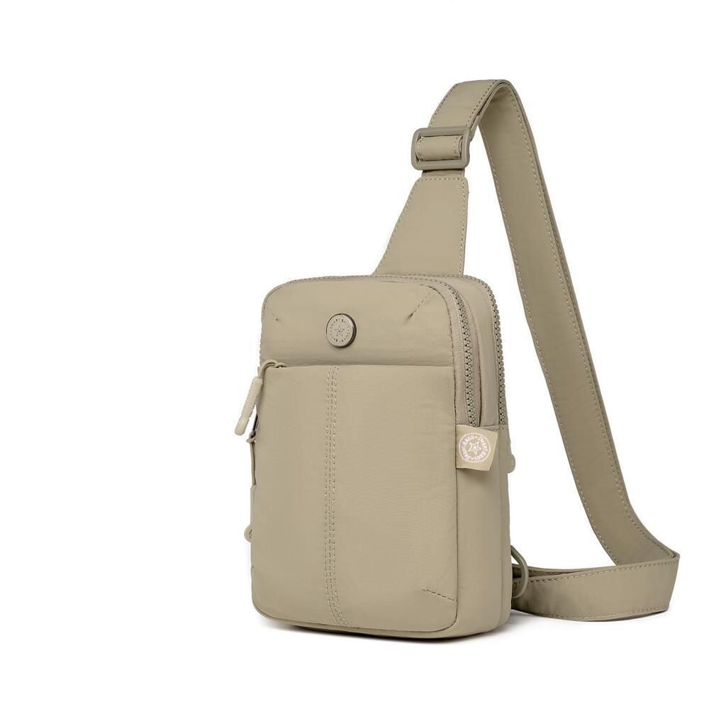 Smart Bags Mikro Poly Kumaş Kadın Bodybag Postacı Çantası 3337 Vizon