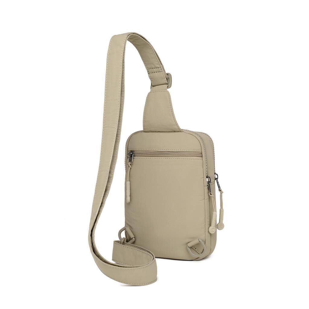 Smart Bags Mikro Poly Kumaş Kadın Bodybag Postacı Çantası 3337 Vizon